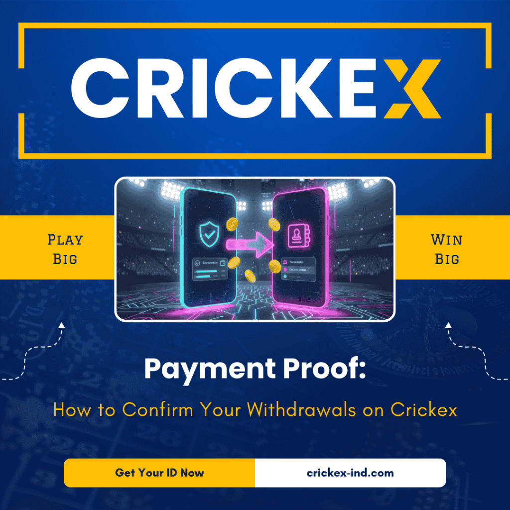 Payment Proof How to Confirm Your Withdrawals on Crickex - Crickex Login